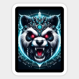 Panda futuristic Sticker